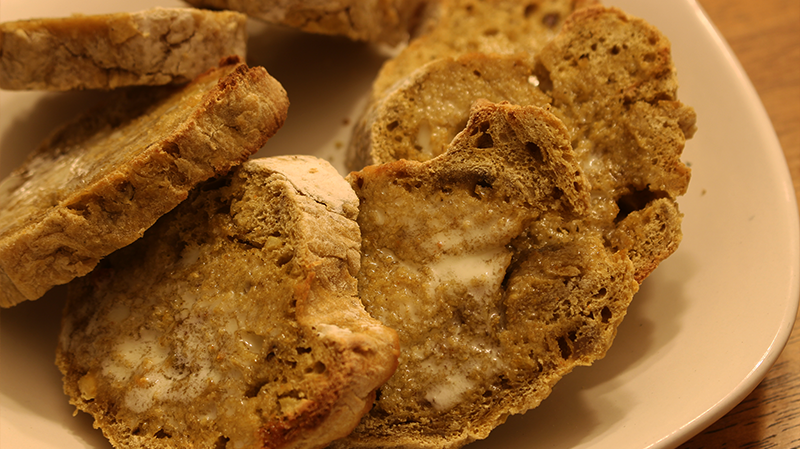 Patiala-Spiced Garlic Baguettes