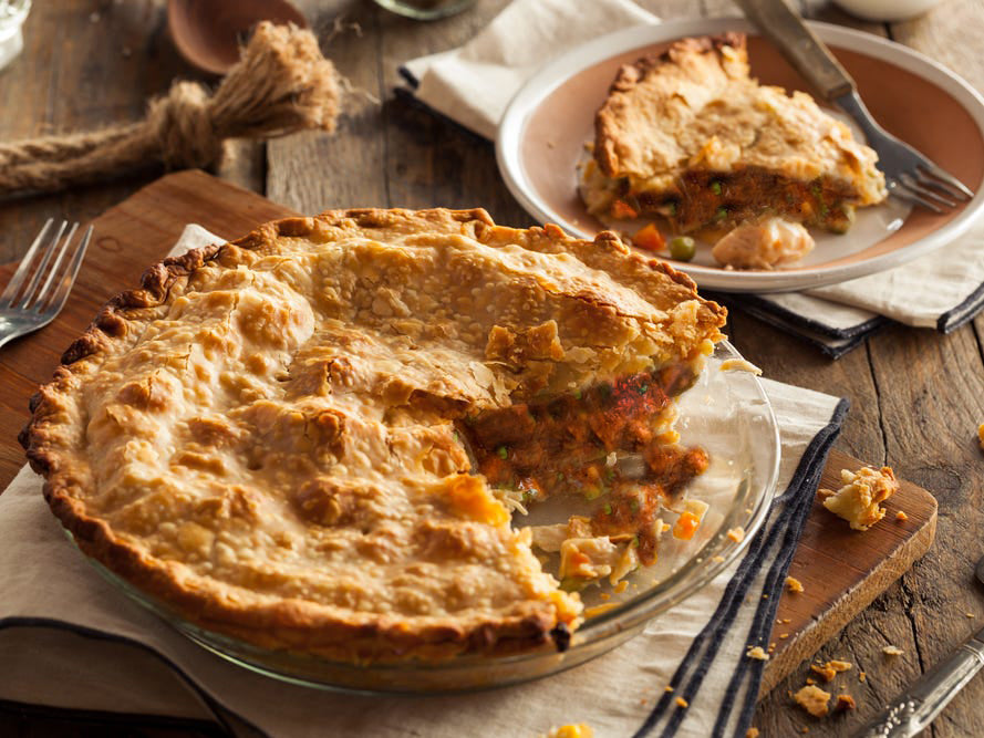 Butter Chicken Pot Pie - A Simple Leftover Recipe