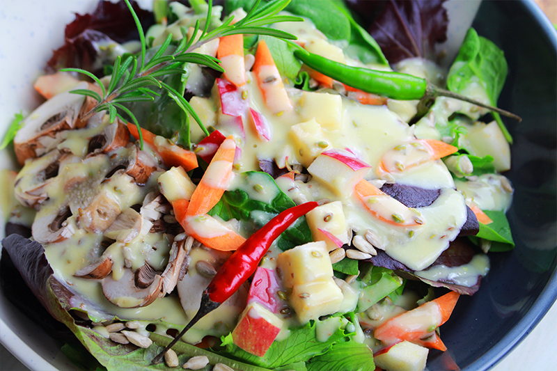 A Jewel Weed Vinaigrette - Jewel Weed Culinary Uses