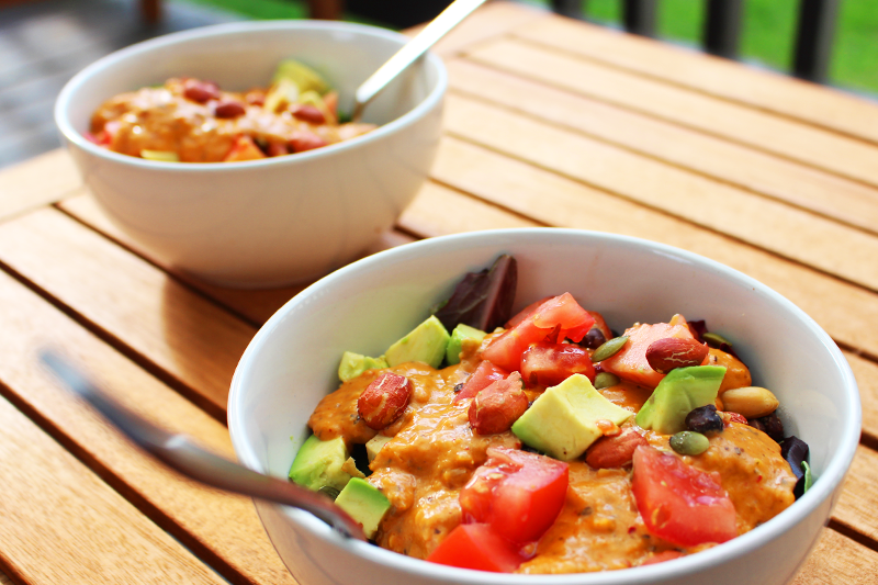 Ginger Beer Thai Curry Sauce and Black Bean Bowl